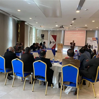 Round table in Sulaymaniyah, Spasmomen lecture by the speaker Dr. Faruk Hassan