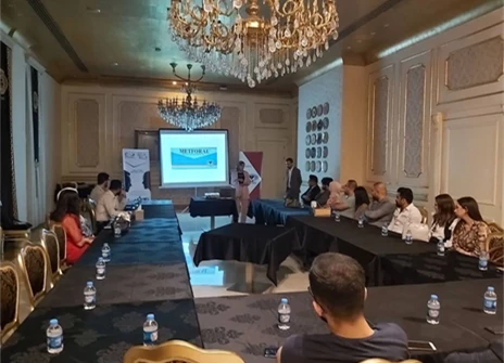 Round table in Erbil, Priligy lecture by Dr. Halder.