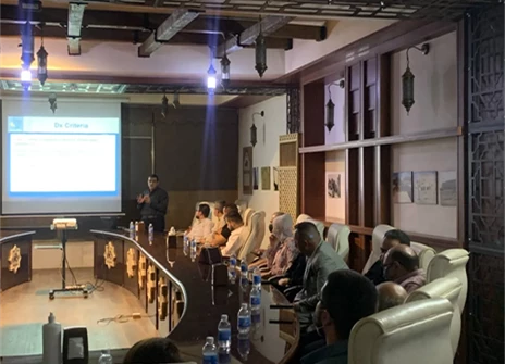 Round table in Baghdad, Spasmomen lecture by Dr. Ali Samer